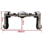 Razpršilec z roko 4WD 4WD os